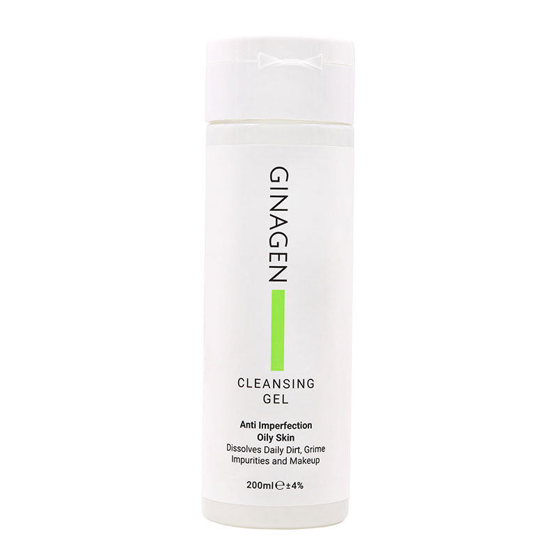 ginagen-facial-cleansing-gel-for-oily-skin ژل شستشوی صورت ژیناژن مخصوص پوست های چرب