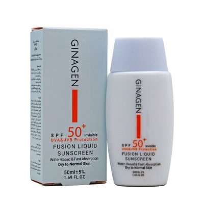 لیکوئید ضد آفتاب پوست خشک و نرمال ژیناژن SPF50