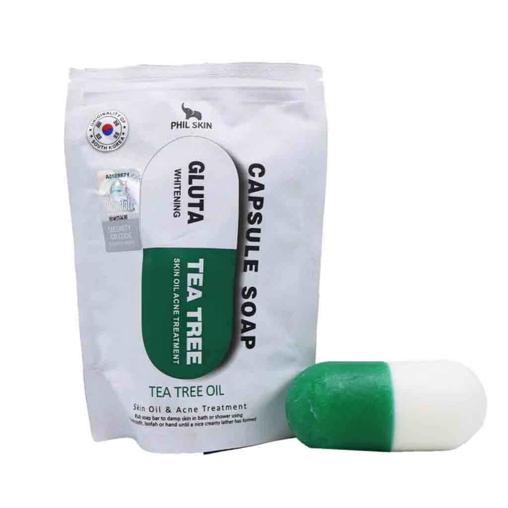 phil skin green tea soap صابون چای سبز فیل اسکین