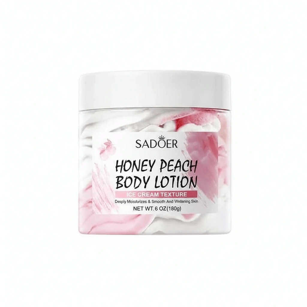 sadoer peach ice cream body lotion بستنی بدن هلو سادور