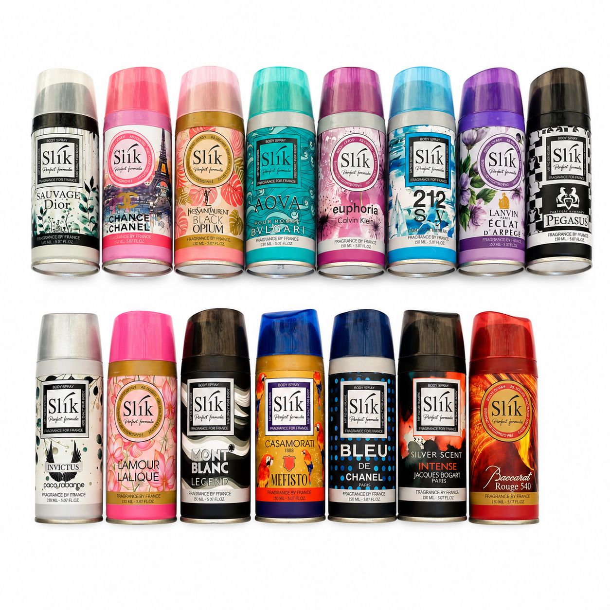 slik women's and men's body spray اسپری بدن زنانه و مردانه اسلیک